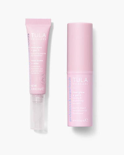rose glow lip treatment & eye balm duo